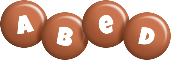 Abed candy-brown logo