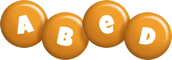 Abed candy-orange logo