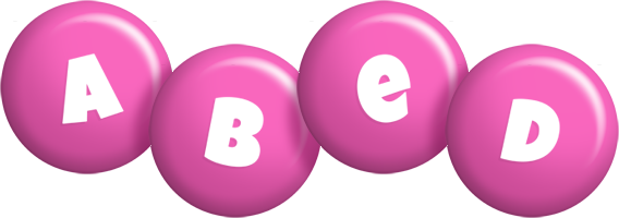 Abed candy-pink logo