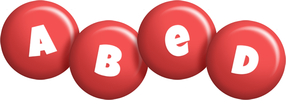 Abed candy-red logo