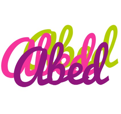 Abed flowers logo