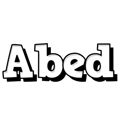 Abed snowing logo