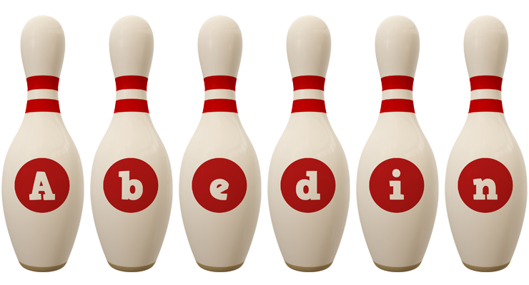 Abedin bowling-pin logo
