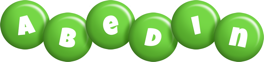 Abedin candy-green logo