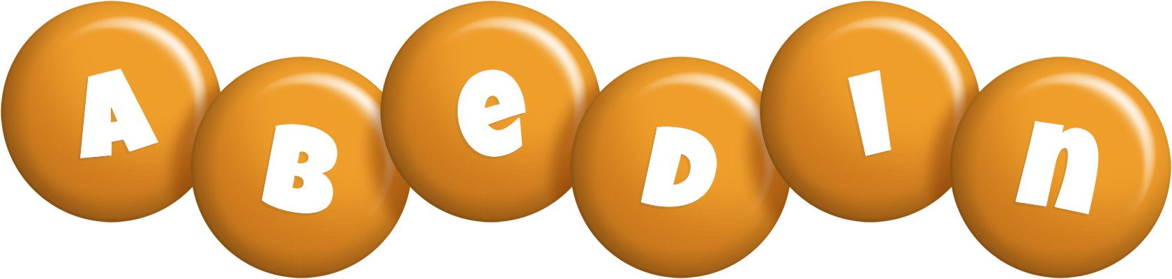 Abedin candy-orange logo