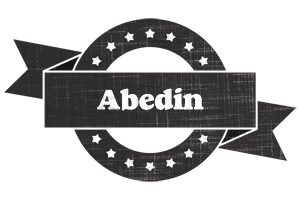 Abedin grunge logo