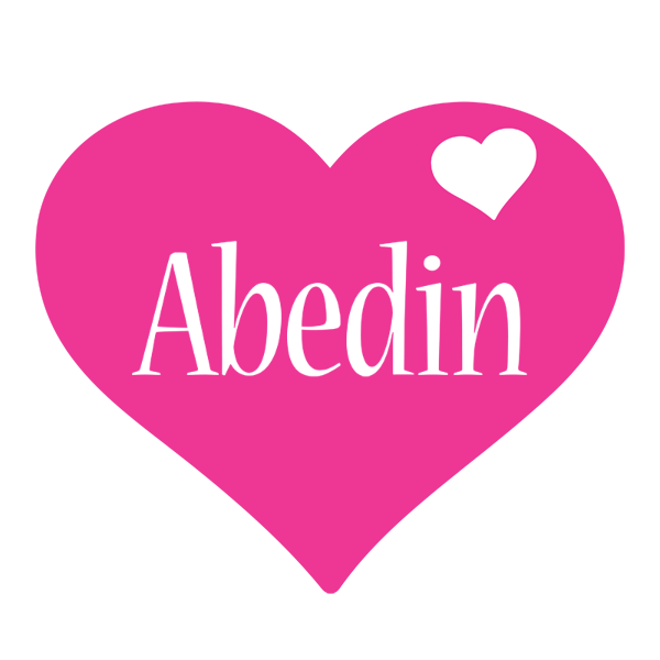 Abedin love-heart logo