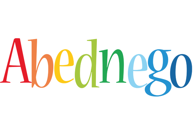 Abednego birthday logo
