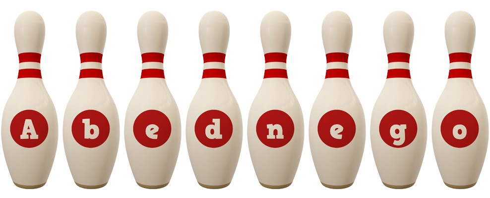 Abednego bowling-pin logo