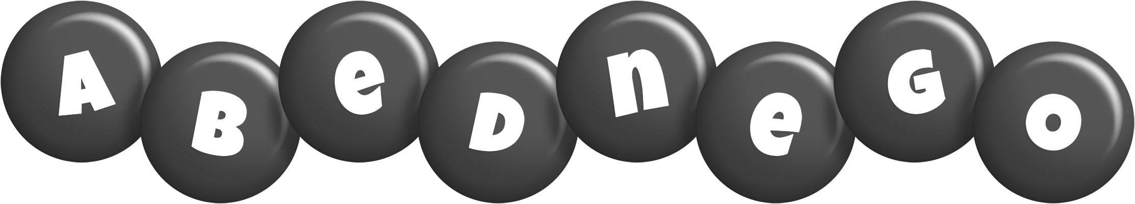 Abednego candy-black logo