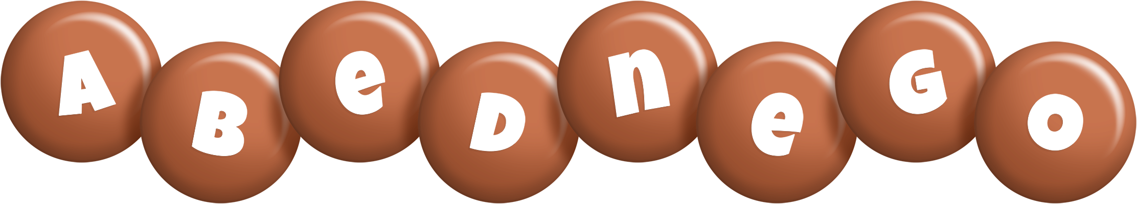 Abednego candy-brown logo