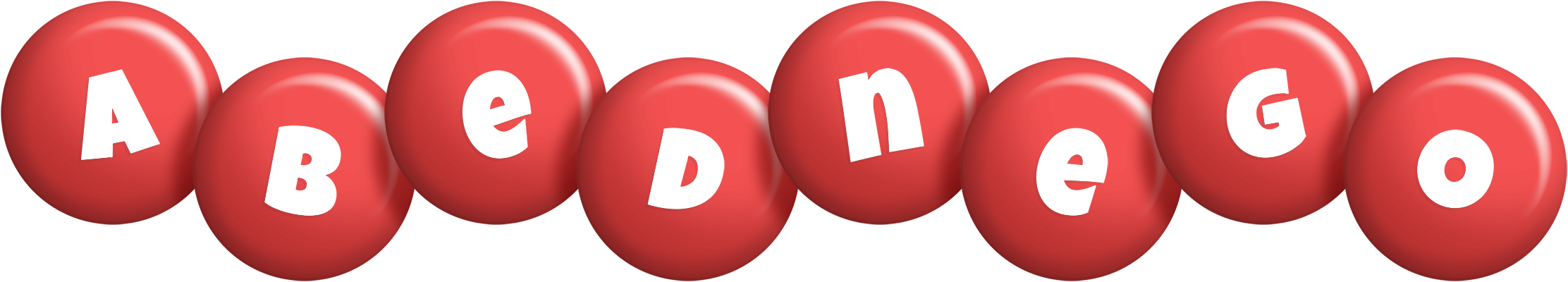 Abednego candy-red logo