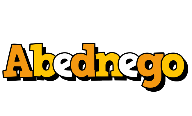 Abednego cartoon logo