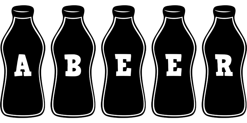 Abeer bottle logo