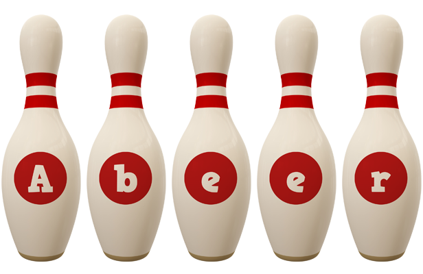 Abeer bowling-pin logo