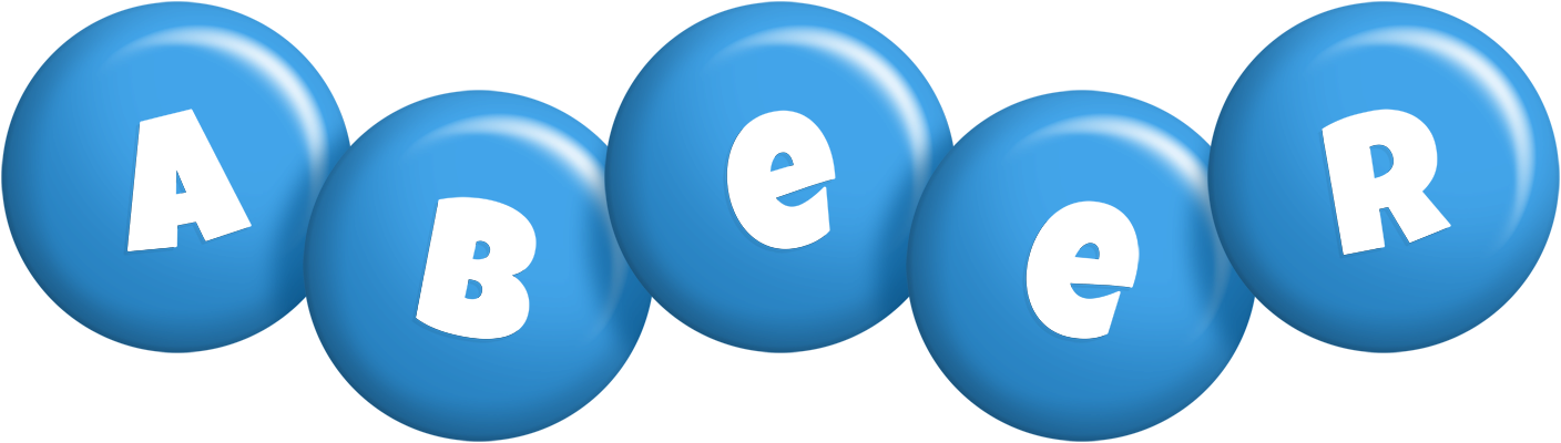 Abeer candy-blue logo