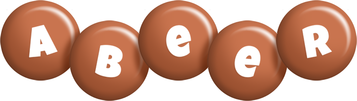 Abeer candy-brown logo