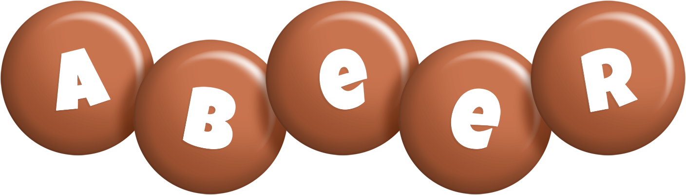 Abeer candy-brown logo