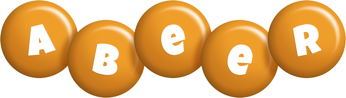 Abeer candy-orange logo