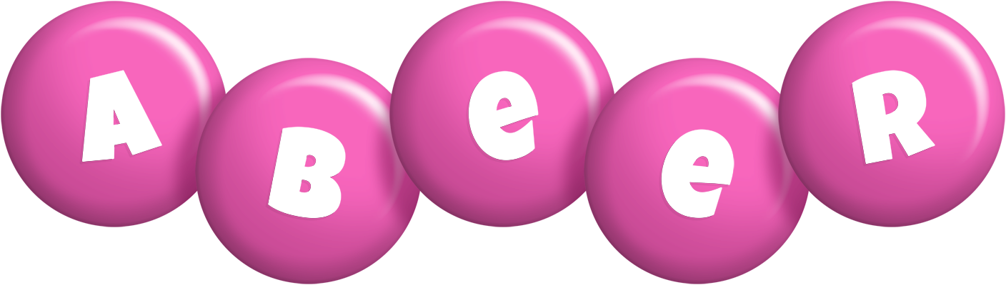 Abeer candy-pink logo