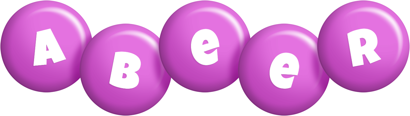 Abeer candy-purple logo