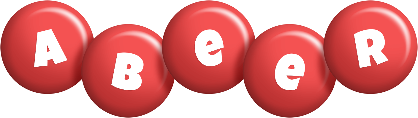 Abeer candy-red logo