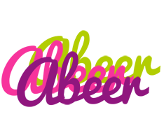 Abeer flowers logo