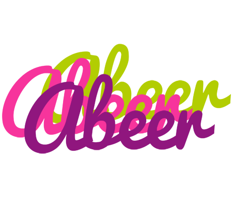 Abeer flowers logo