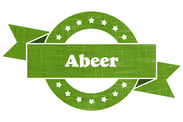 Abeer natural logo