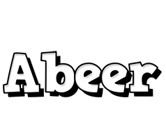 Abeer snowing logo