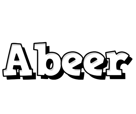 Abeer snowing logo