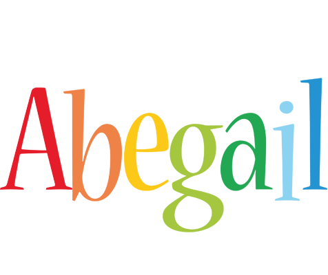 Abegail birthday logo