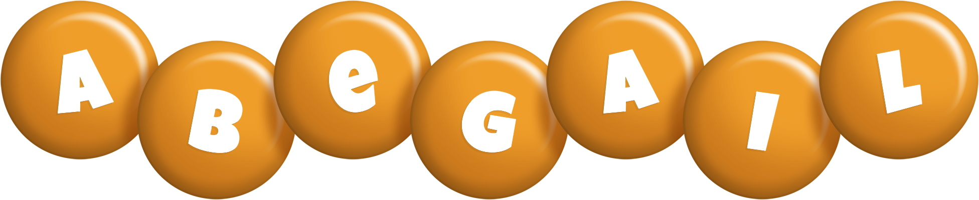 Abegail candy-orange logo
