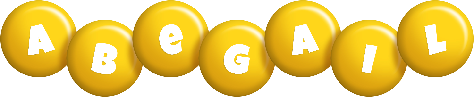 Abegail candy-yellow logo
