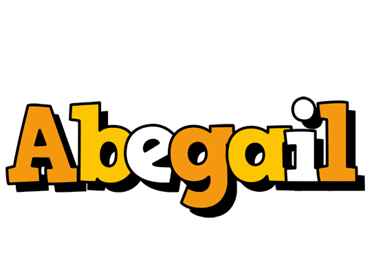 Abegail cartoon logo