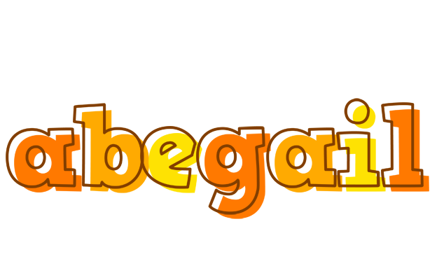 Abegail desert logo