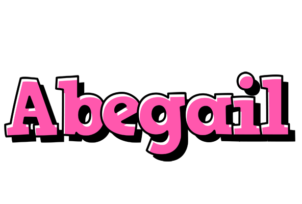 Abegail girlish logo