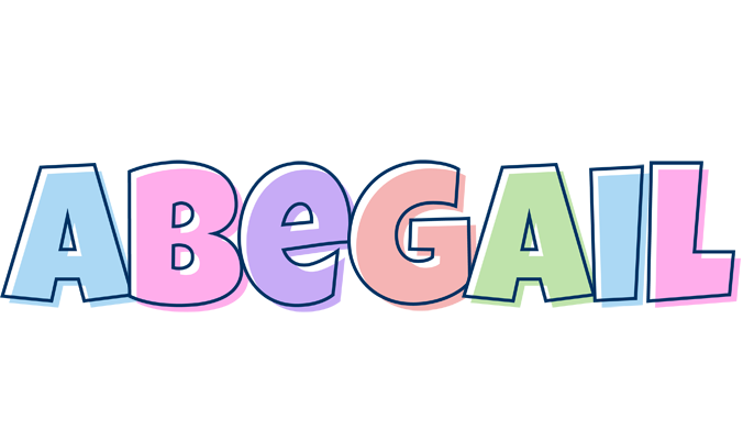 Abegail pastel logo