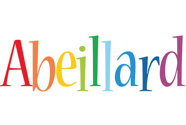 Abeillard birthday logo