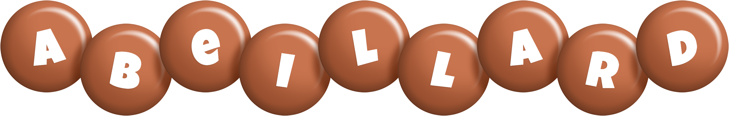 Abeillard candy-brown logo