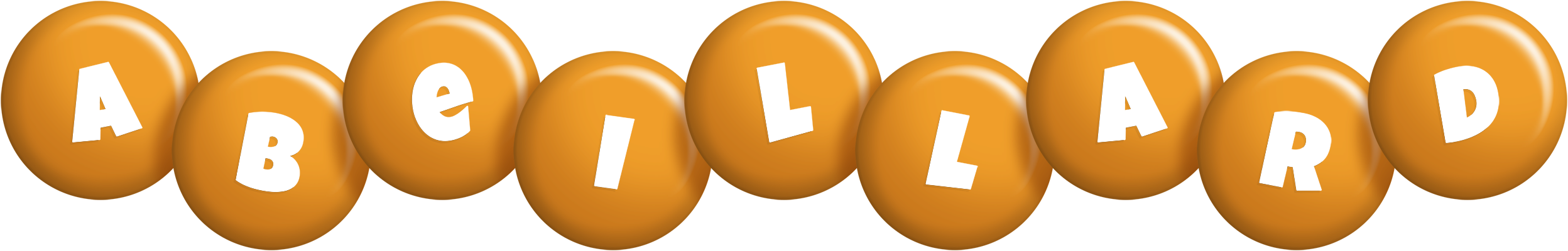 Abeillard candy-orange logo