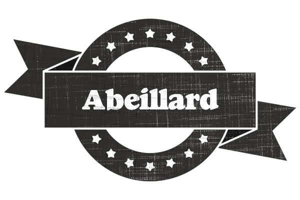 Abeillard grunge logo