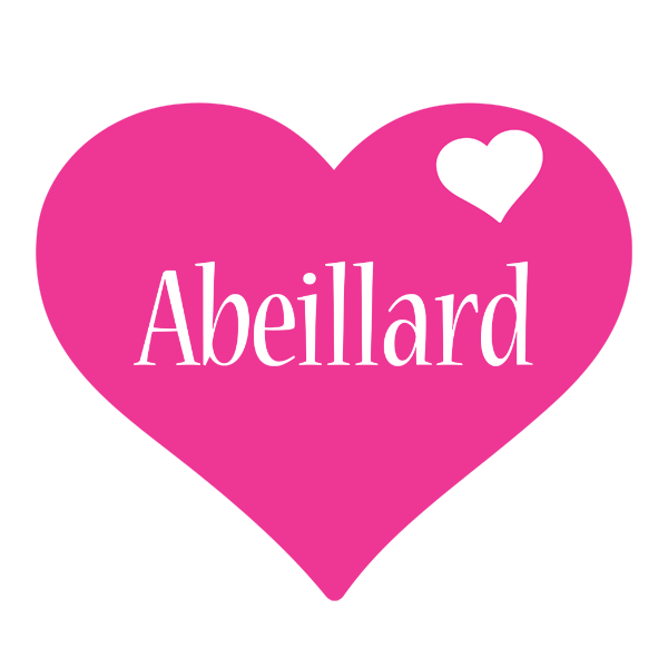 Abeillard love-heart logo