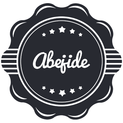 Abejide badge logo