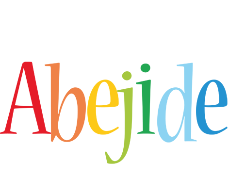 Abejide birthday logo