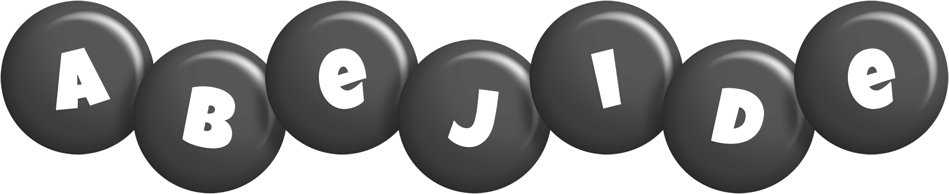 Abejide candy-black logo