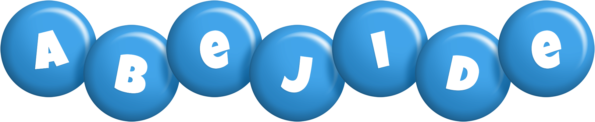Abejide candy-blue logo