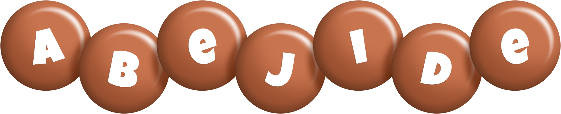 Abejide candy-brown logo
