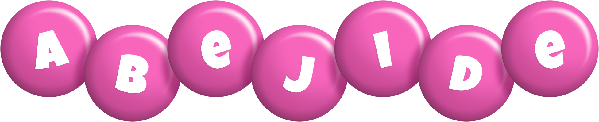Abejide candy-pink logo