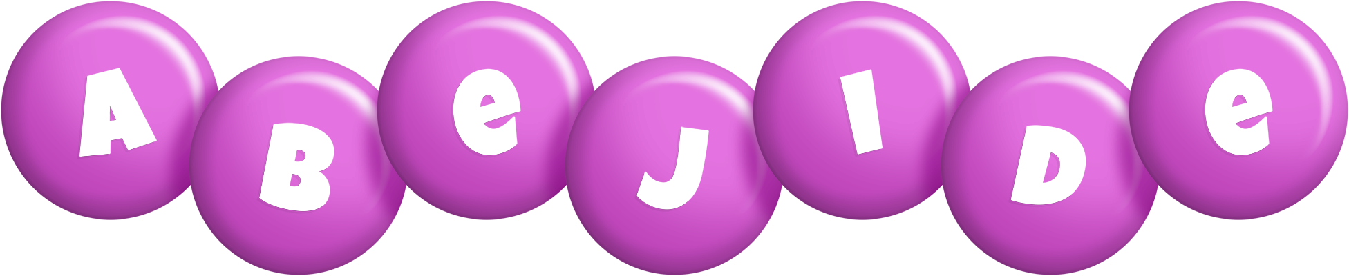 Abejide candy-purple logo